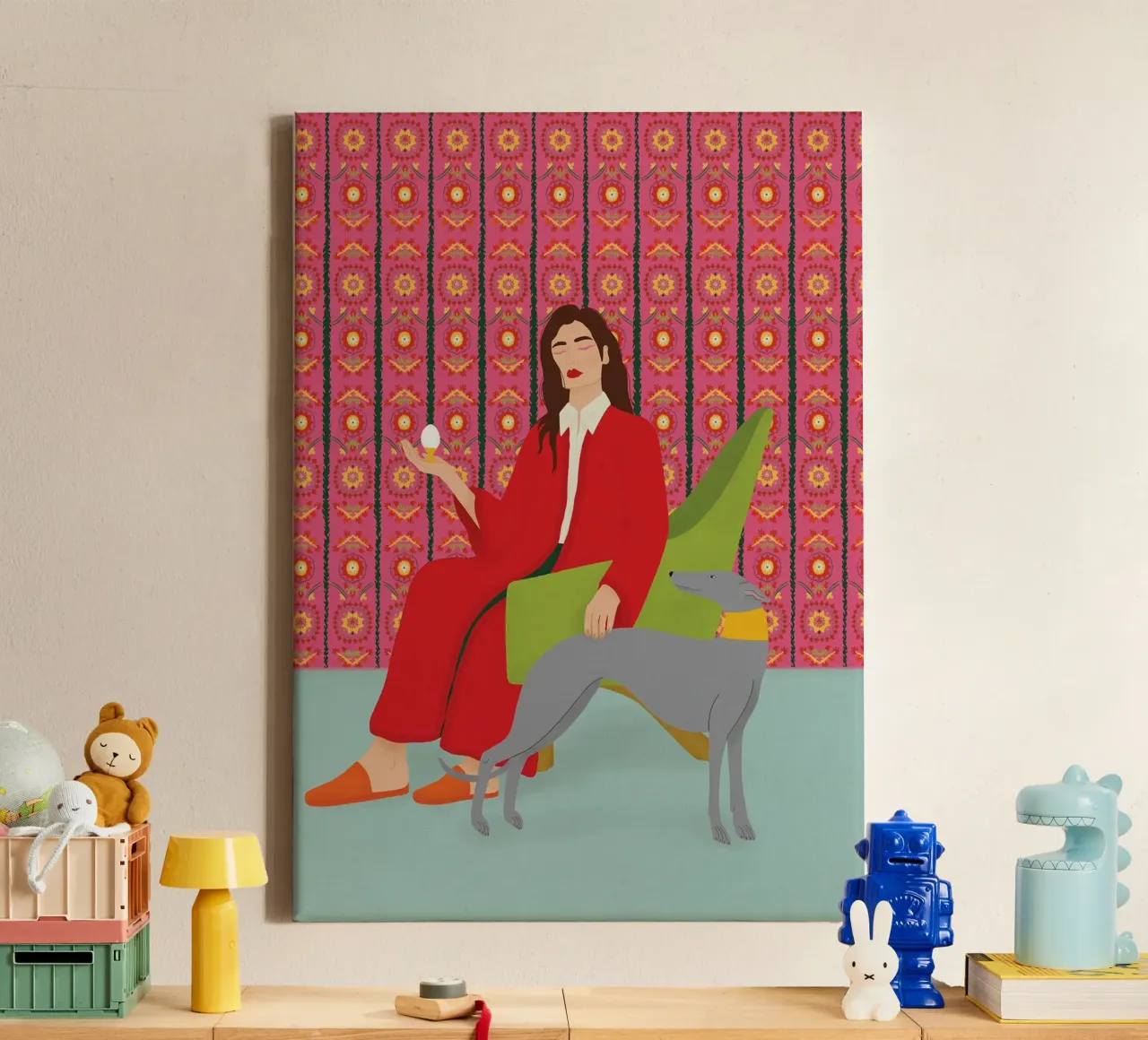 Wunderschön Leinwand mit Schattenfugenrahmen von maluniq