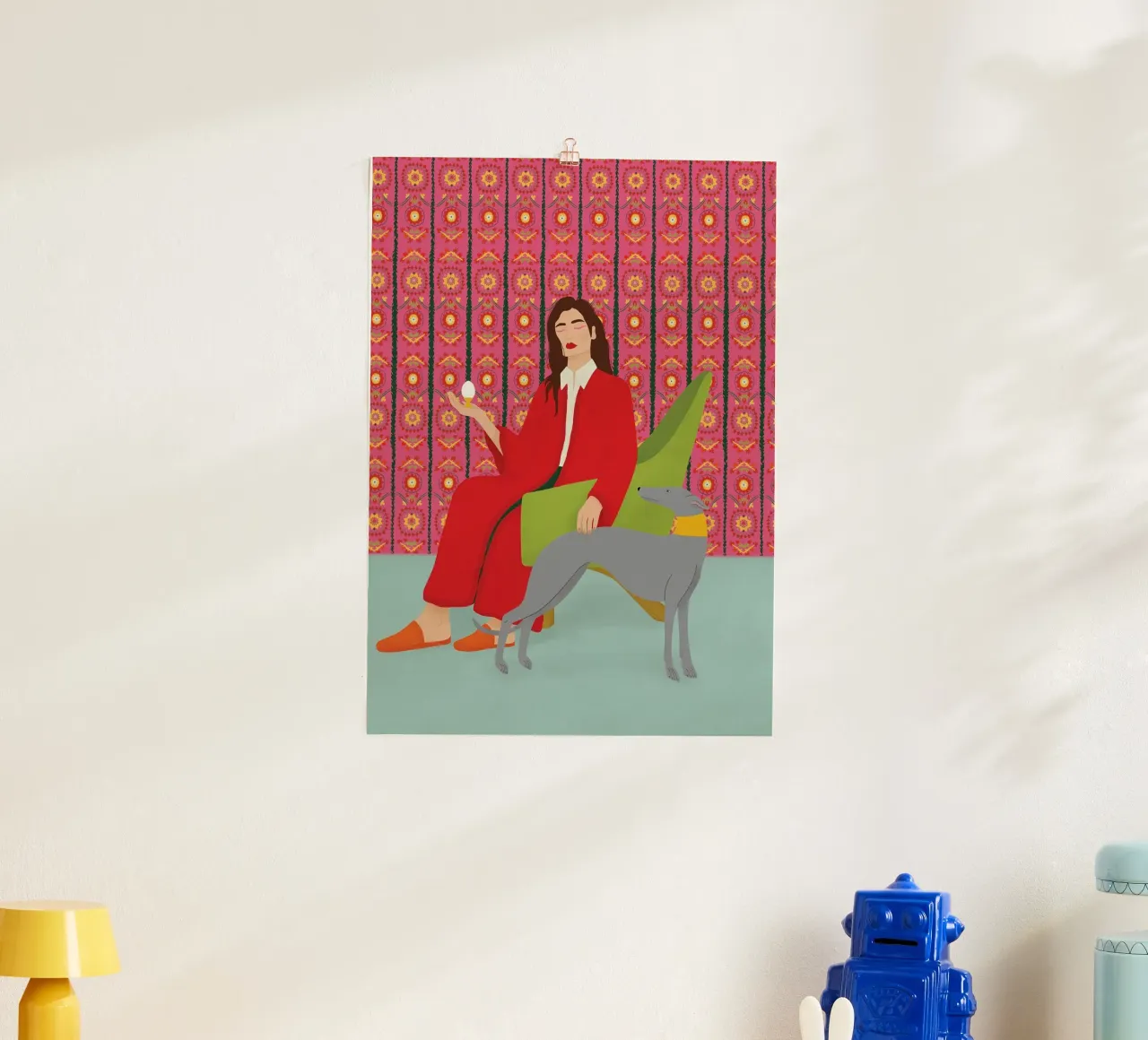 Meraviglioso poster con telaio in alluminio da maluniq