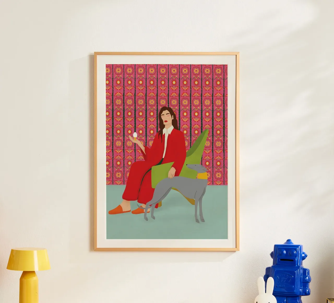 Meraviglioso poster con telaio in alluminio da maluniq