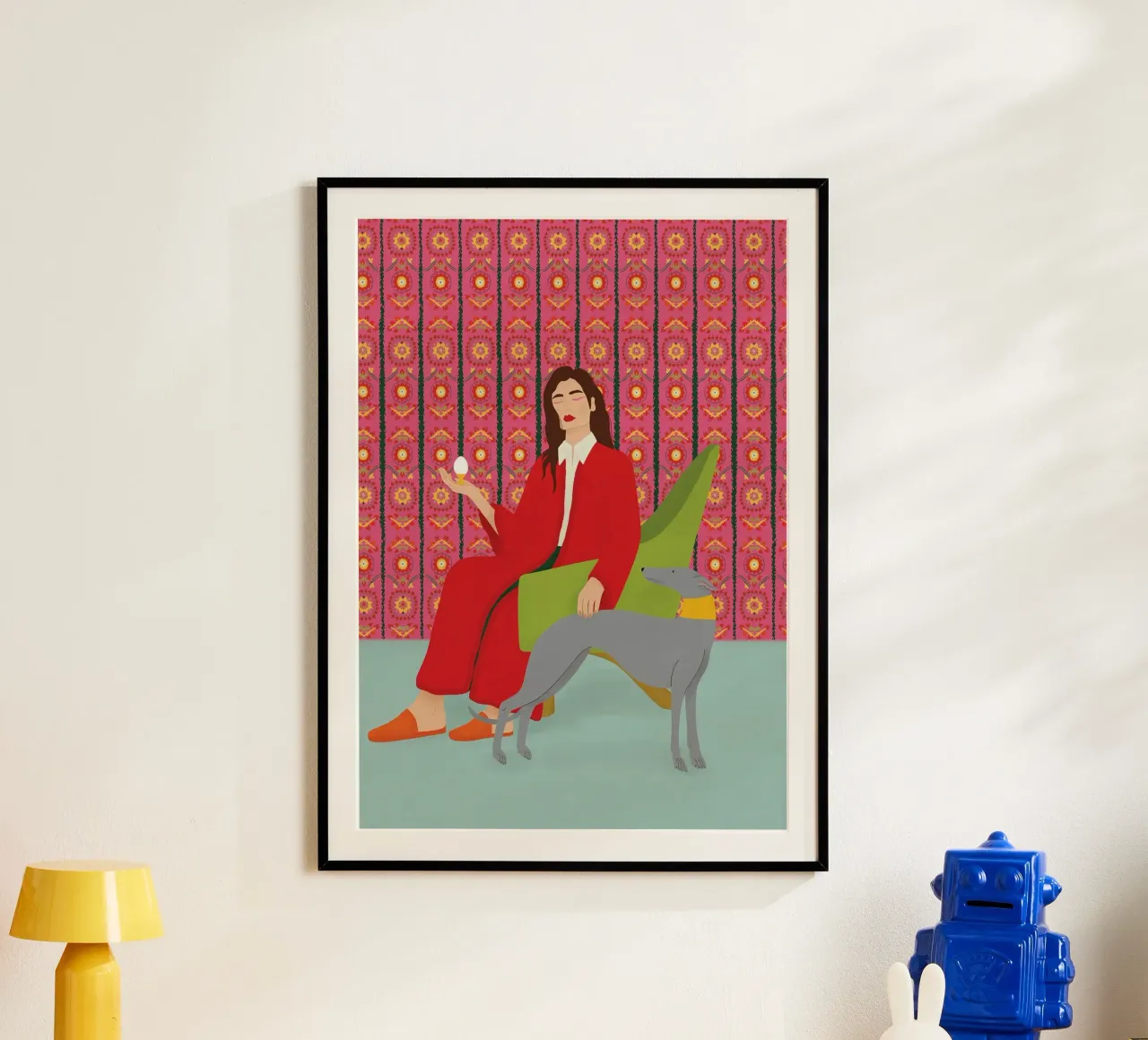 Meraviglioso poster con telaio in alluminio da maluniq