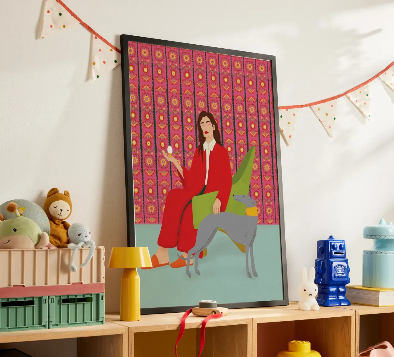 Meraviglioso poster con telaio in alluminio da maluniq