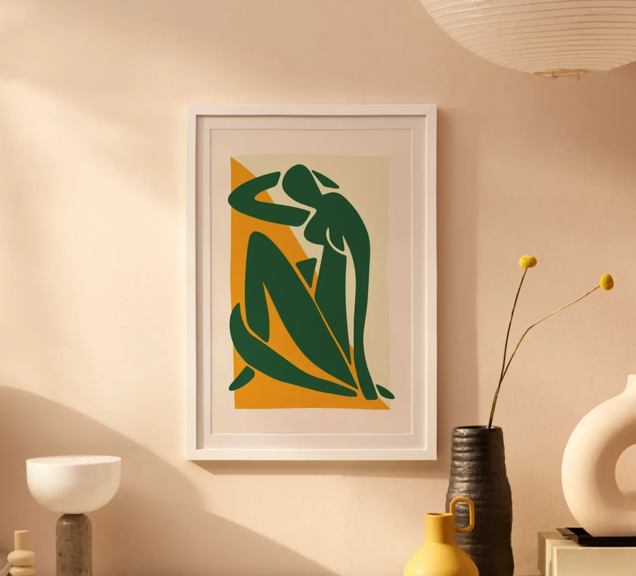 Self-Love with Sunlight poster con telaio in plastica da Pure