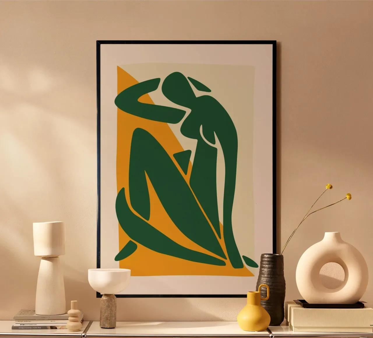Self-Love with Sunlight poster con telaio in plastica da Pure