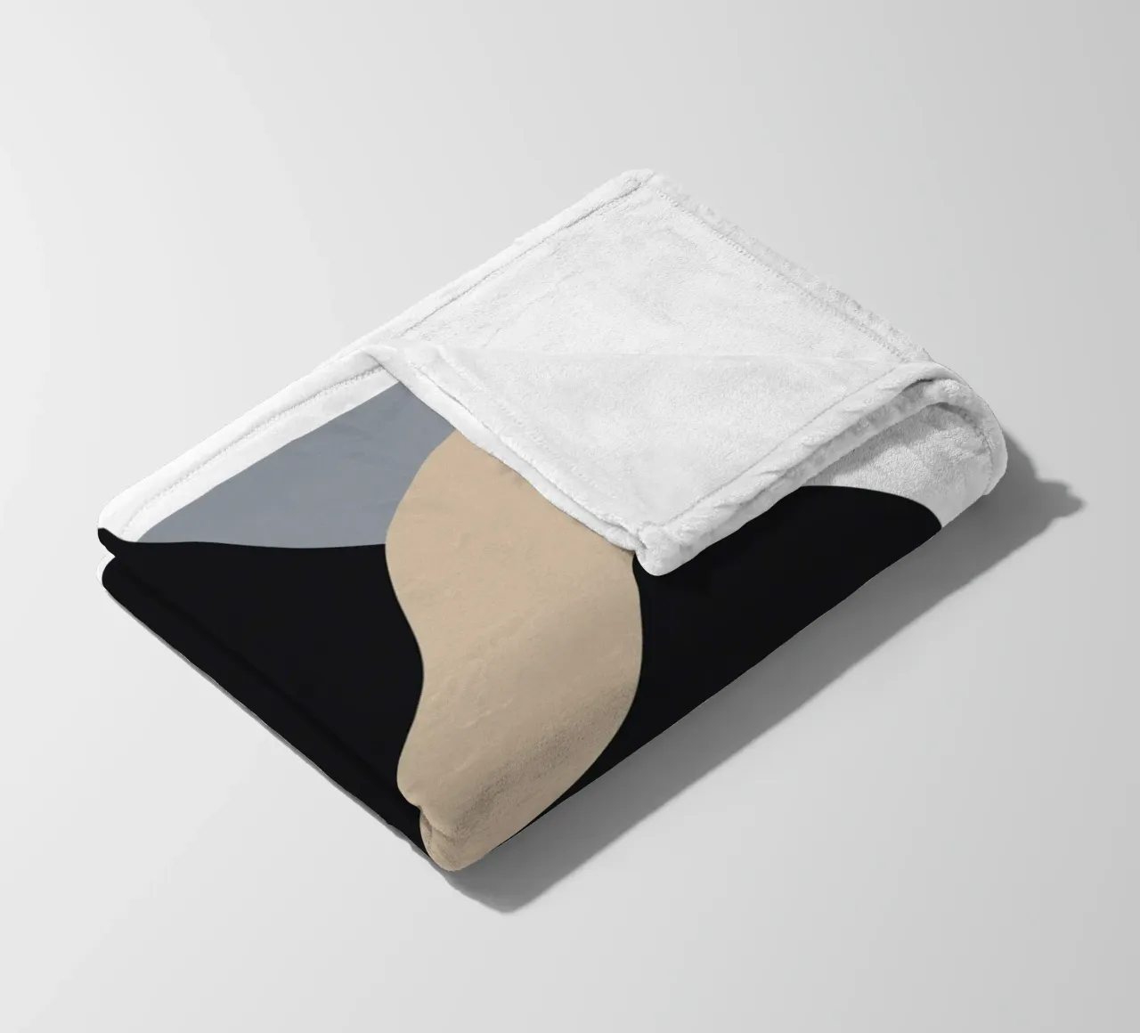 Tagli di carta astratta 1 coperta in pile da NouveauPrints