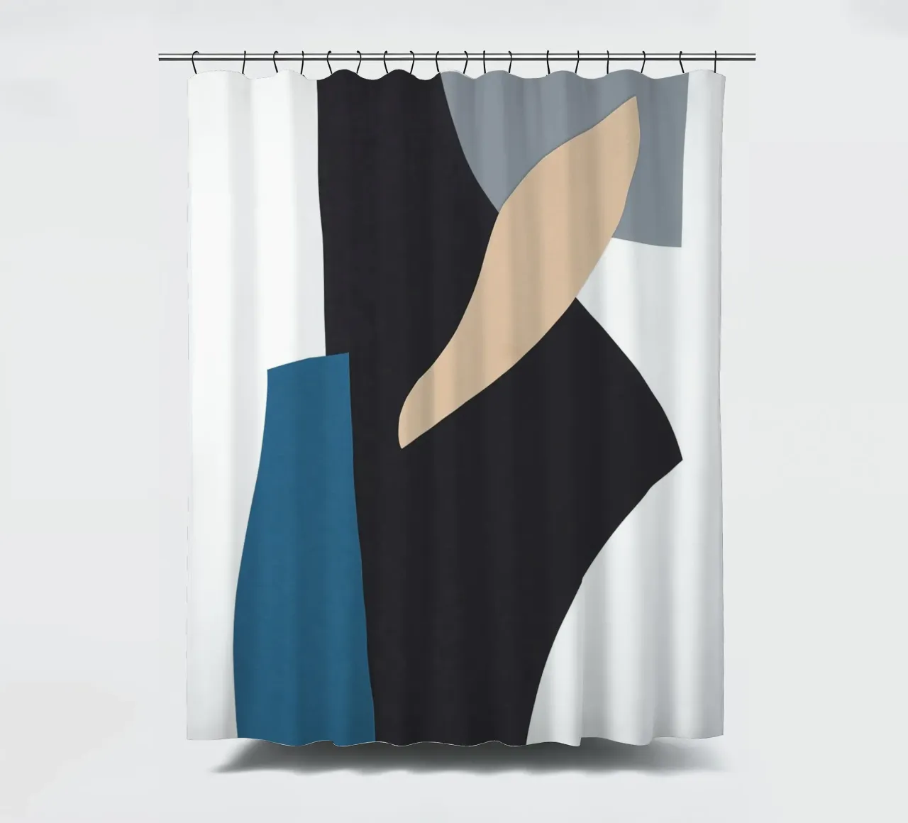Abstract paper cuts 1 shower curtain by NouveauPrints
