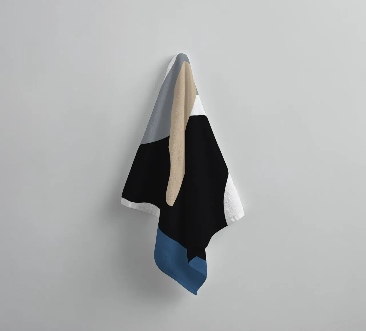 Abstract paper cuts 1 towel by NouveauPrints