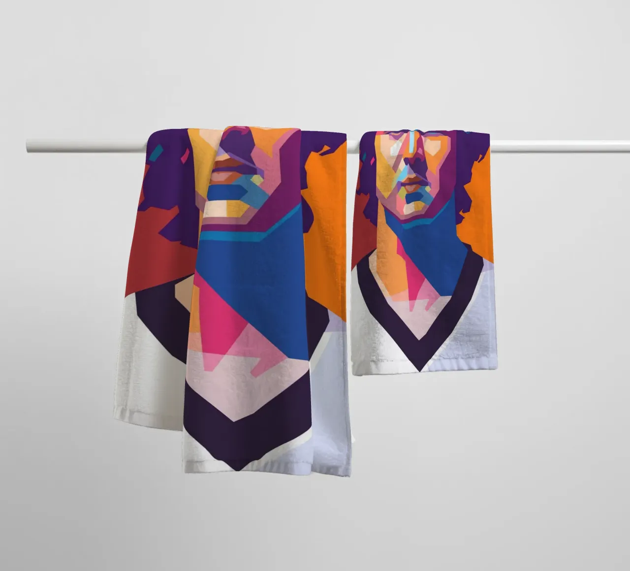 Franz Beckenbauer the Legend towel by Hantamrata