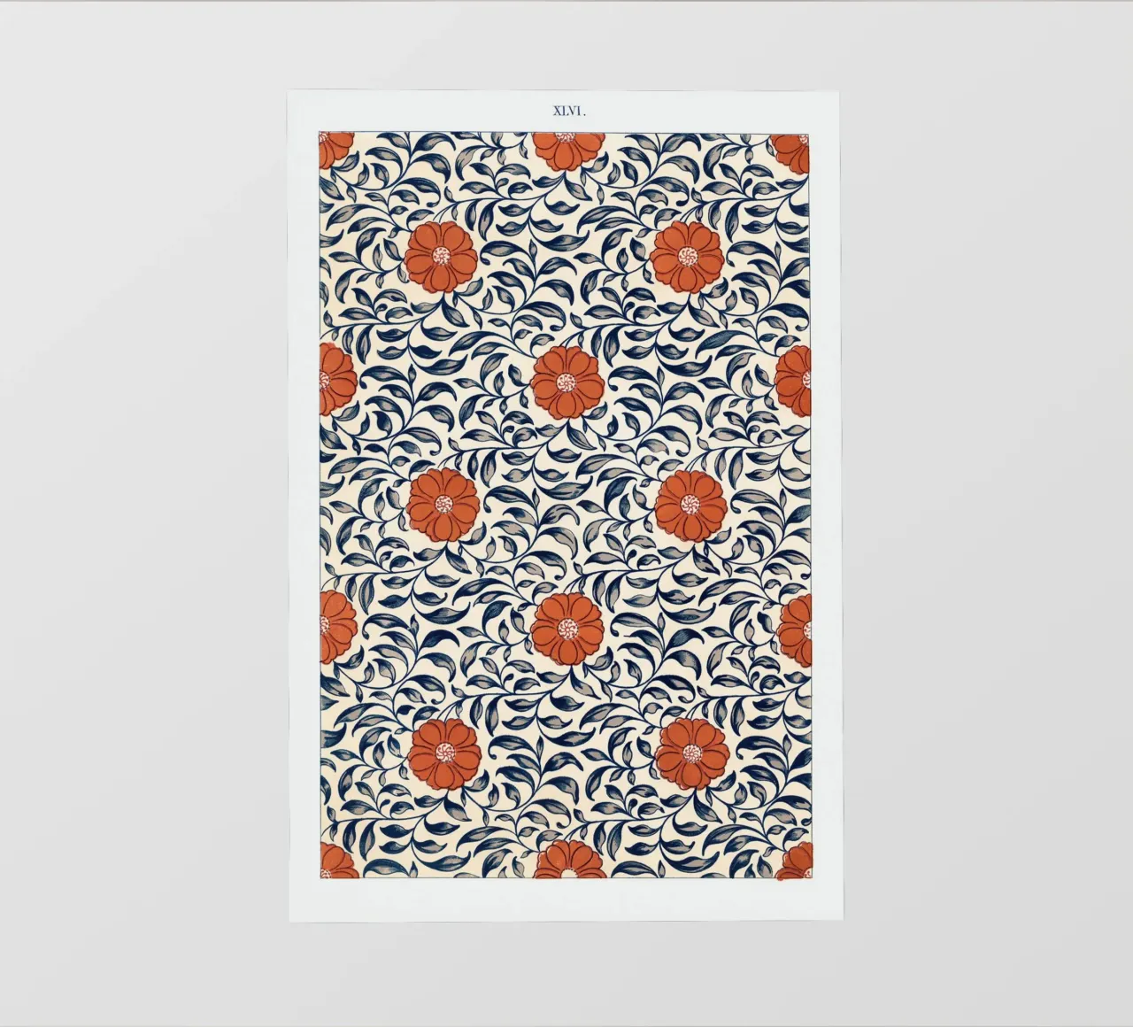 Flower pattern telo in pvc da vintageshop