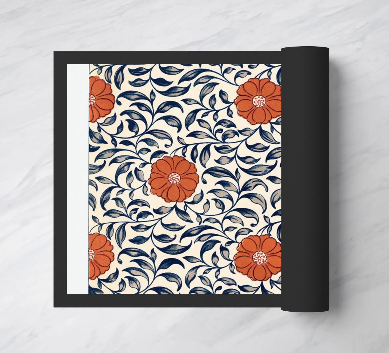 Flower pattern zerbino da vintageshop