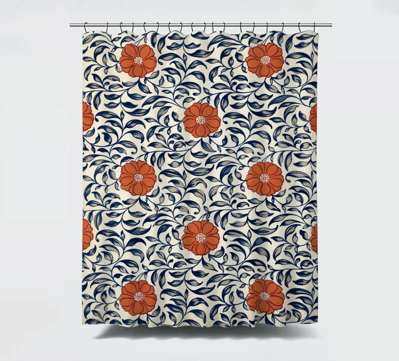 Flower pattern tenda da doccia da vintageshop