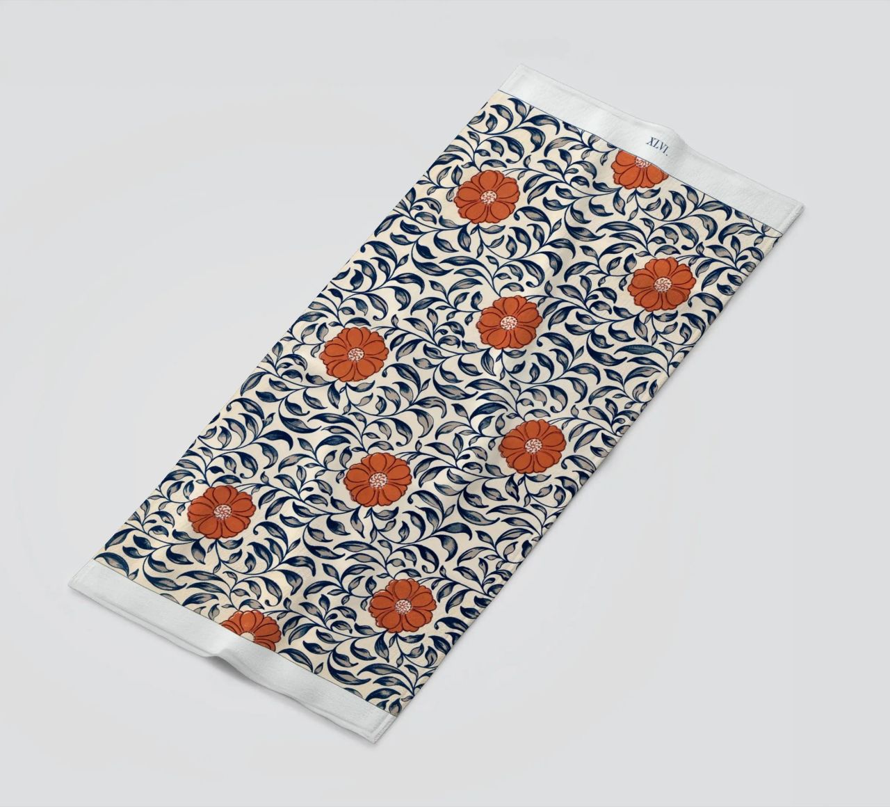 Flower pattern telo mare da vintageshop