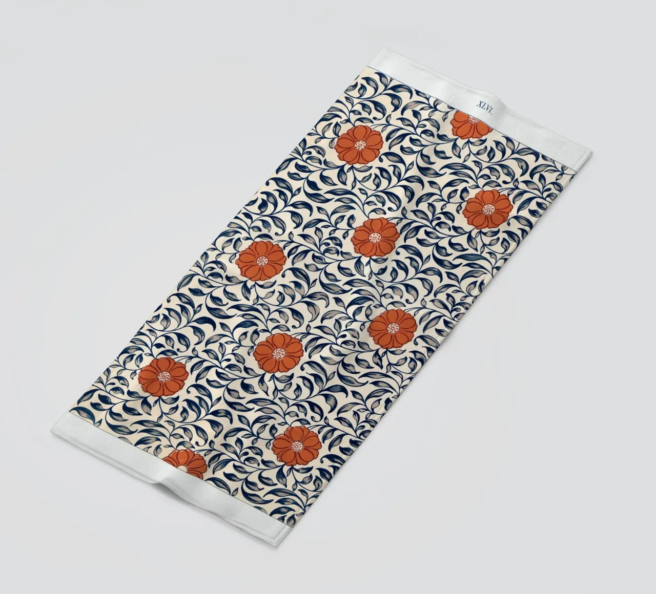 Flower pattern telo mare da vintageshop