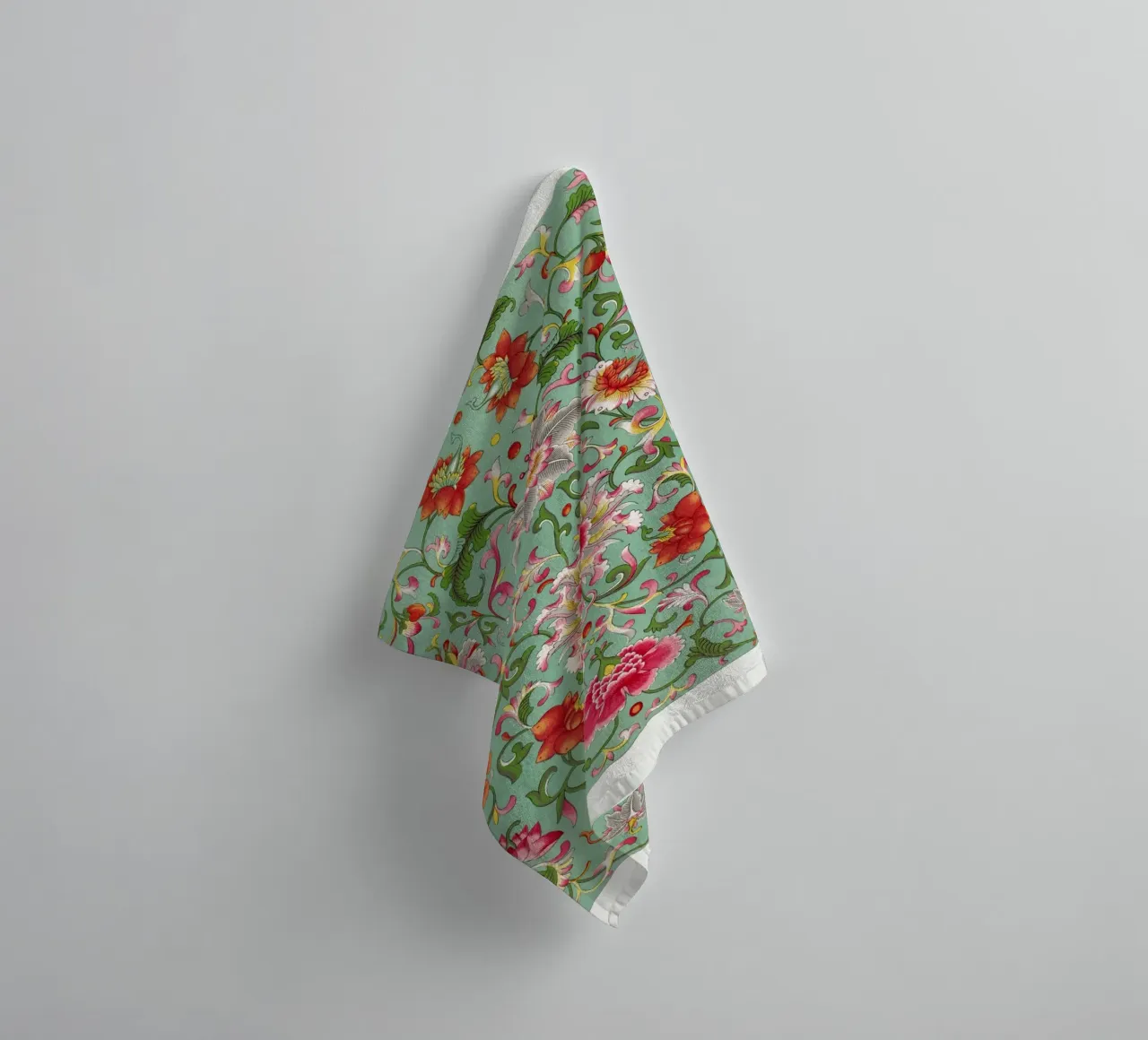 Colorful floral pattern asciugamano da bagno da vintageshop