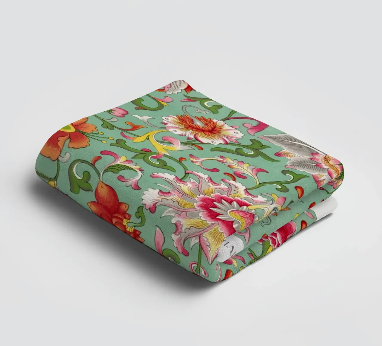 Colorful floral pattern asciugamano da bagno da vintageshop
