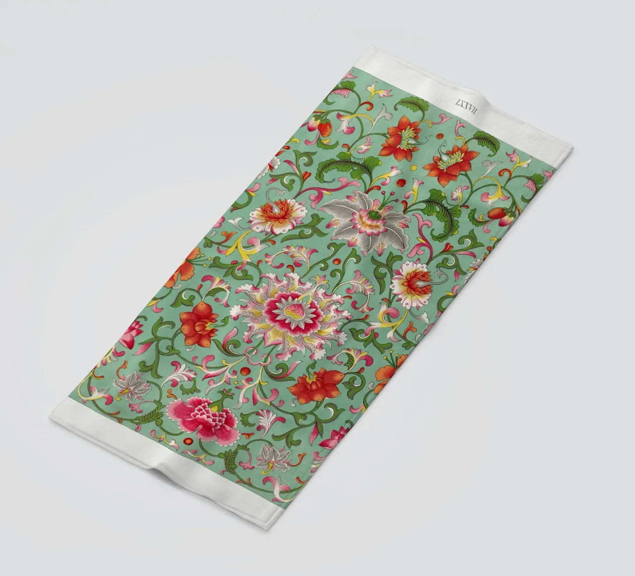 Colorful floral pattern telo mare da vintageshop