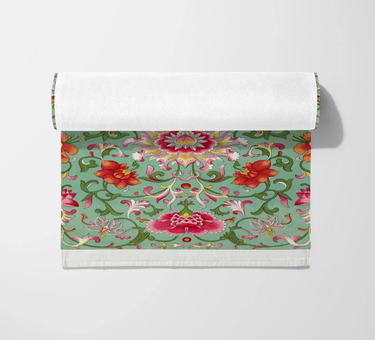 Colorful floral pattern telo mare da vintageshop
