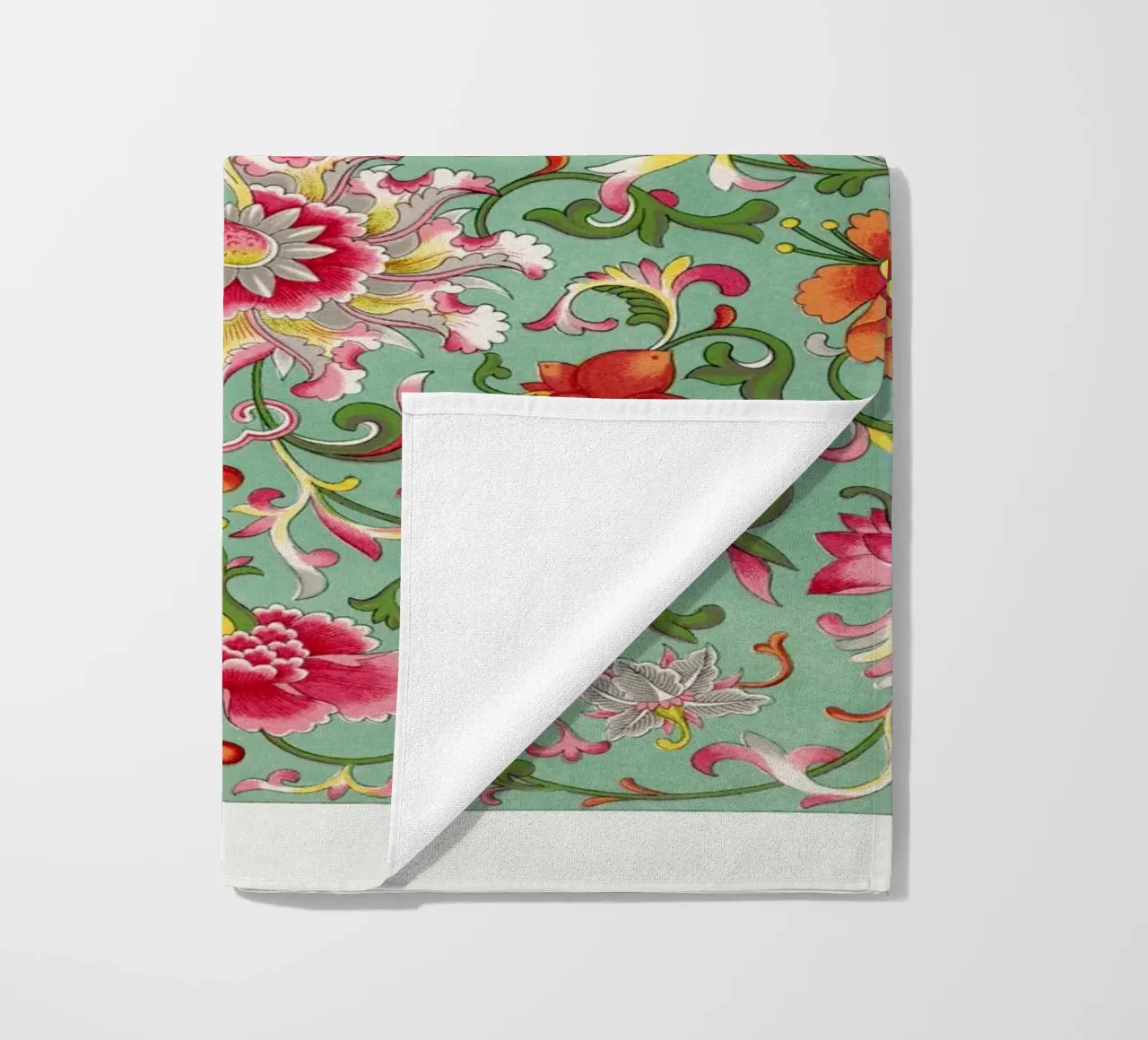 Colorful floral pattern telo mare da vintageshop