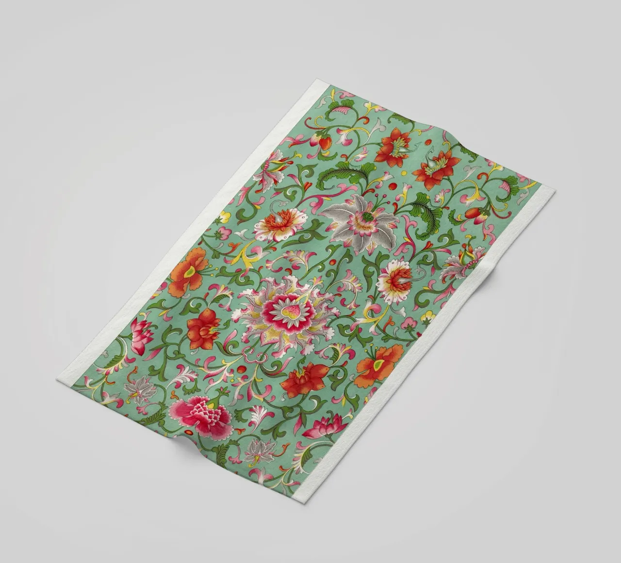 Colorful floral pattern telo mare da vintageshop
