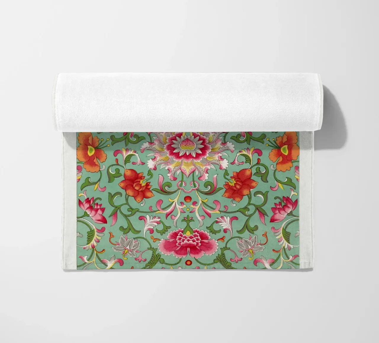 Colorful floral pattern telo mare da vintageshop