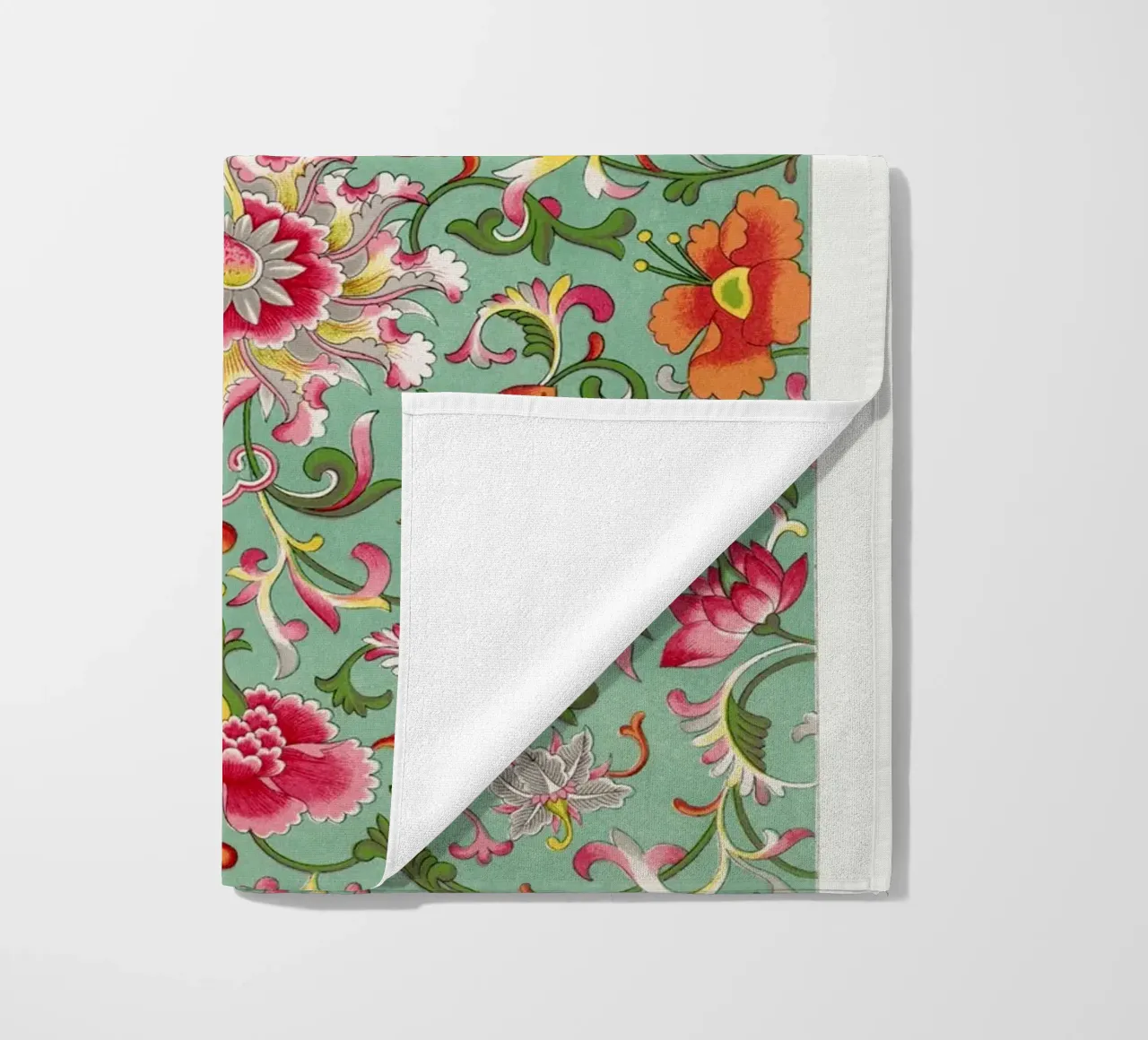 Colorful floral pattern telo mare da vintageshop