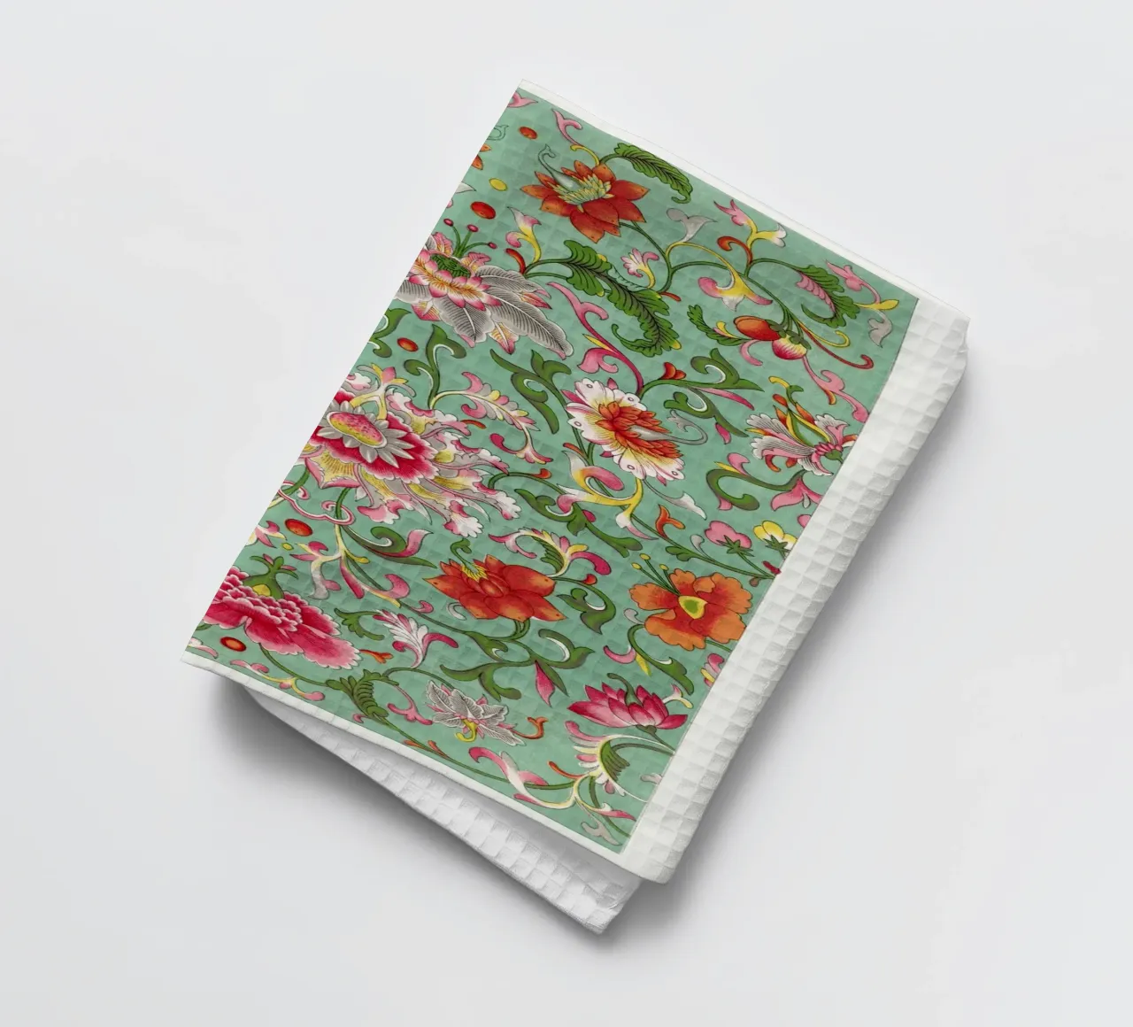 Colorful floral pattern canovaccio da cucina da vintageshop