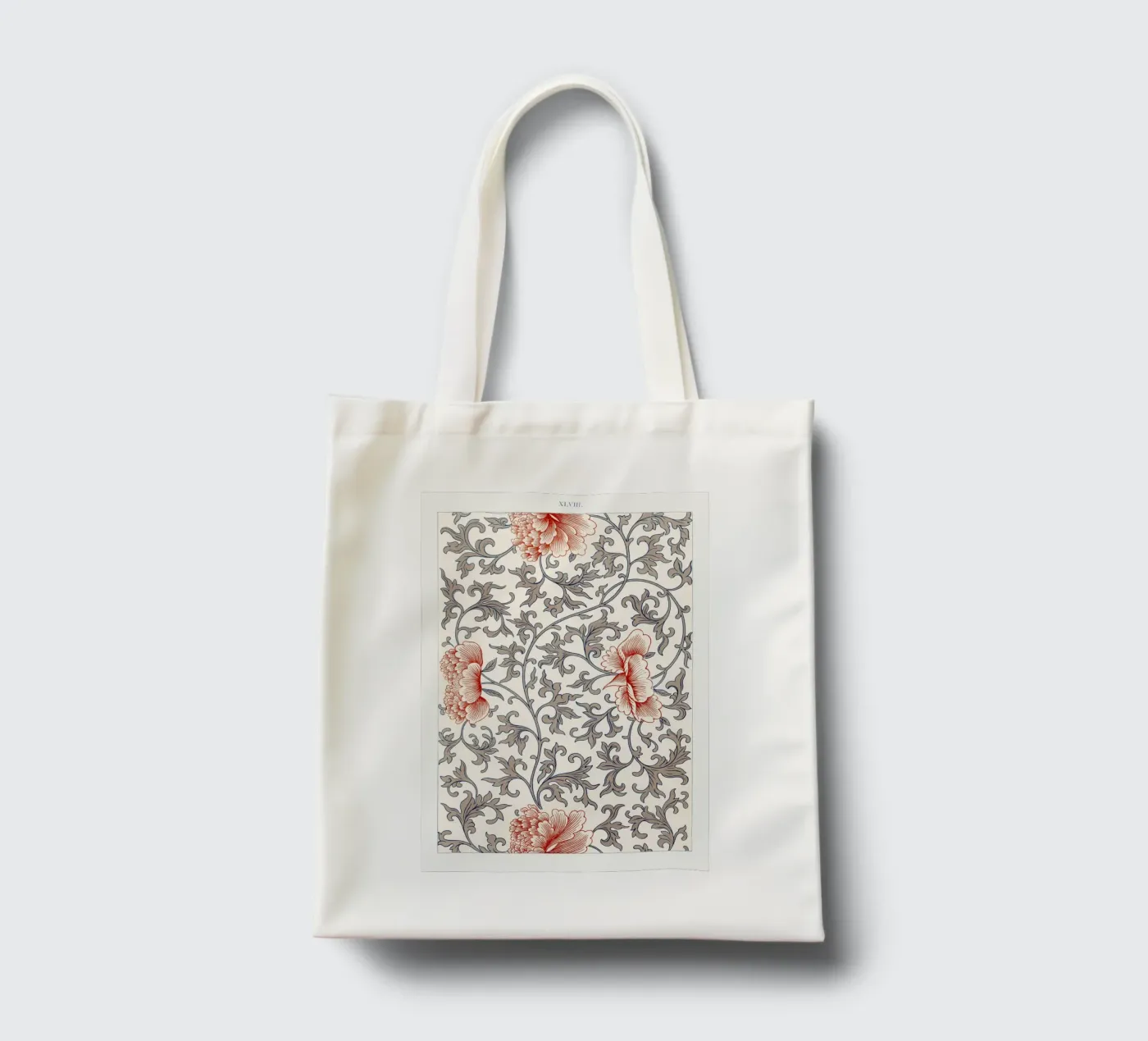 Flower pattern Jutebeutel von vintageshop