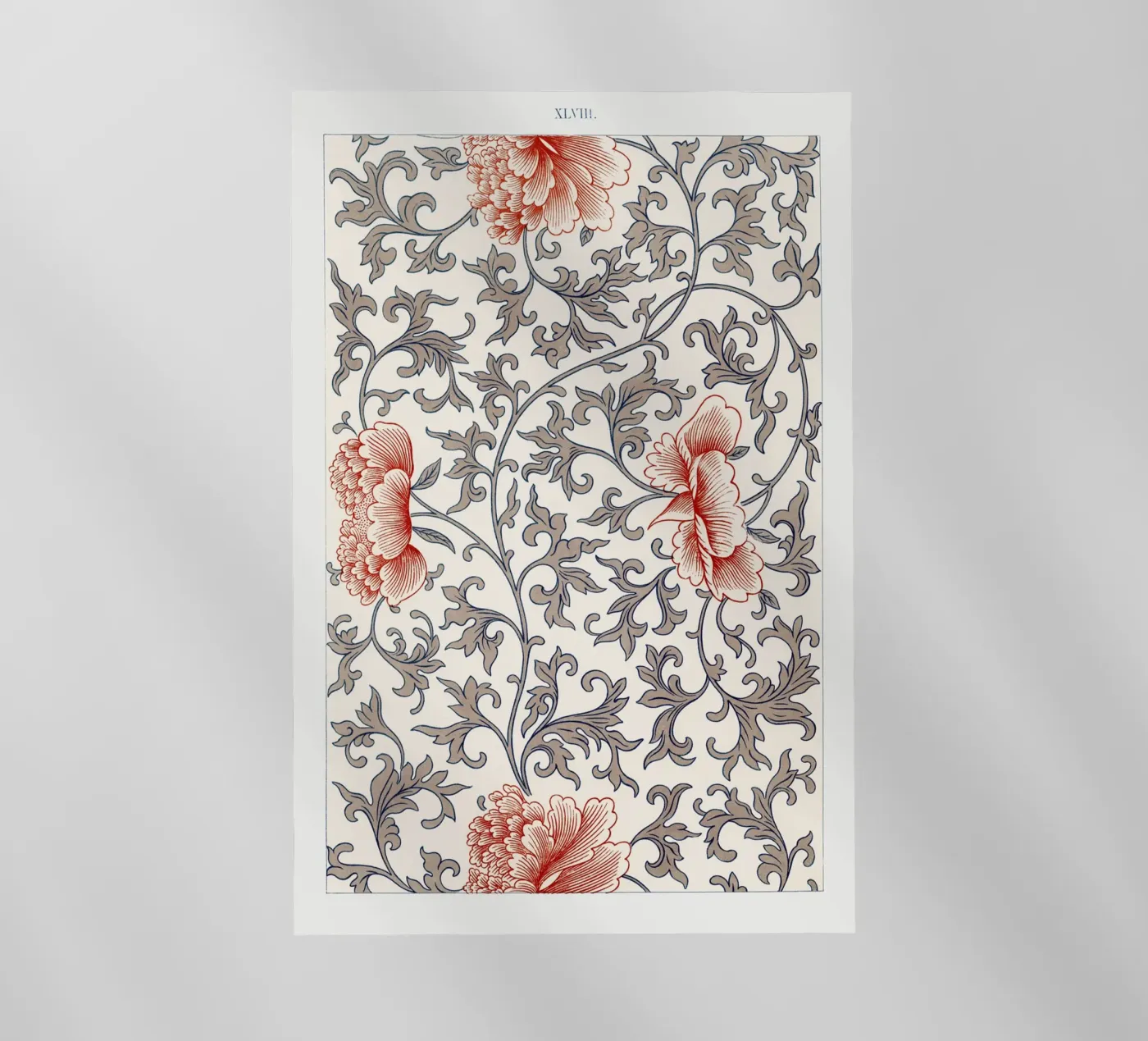 Flower pattern Backlit Folie von vintageshop