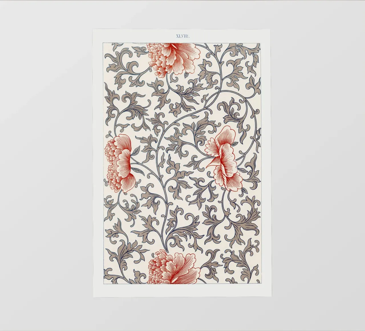 Flower pattern backlit film by vintageshop