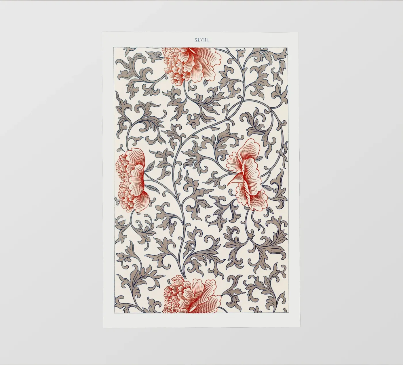 Flower pattern backlit film by vintageshop
