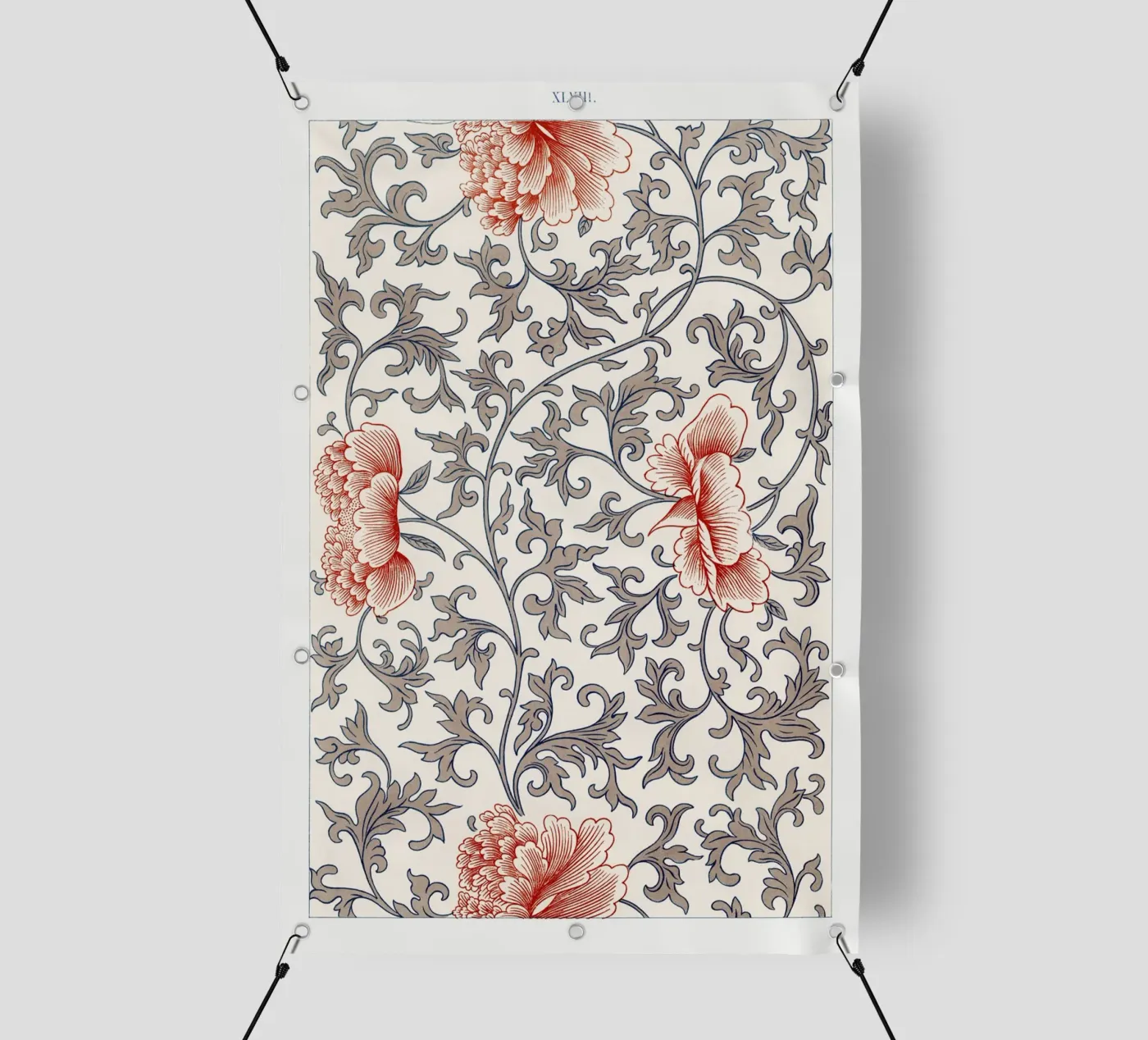 Flower pattern telo in pvc da vintageshop