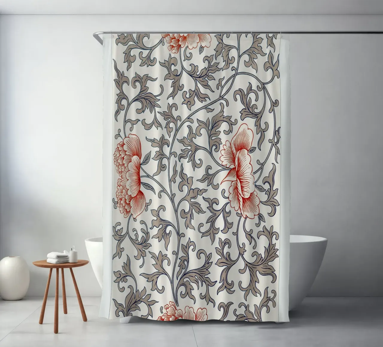 Flower pattern tenda da doccia da vintageshop