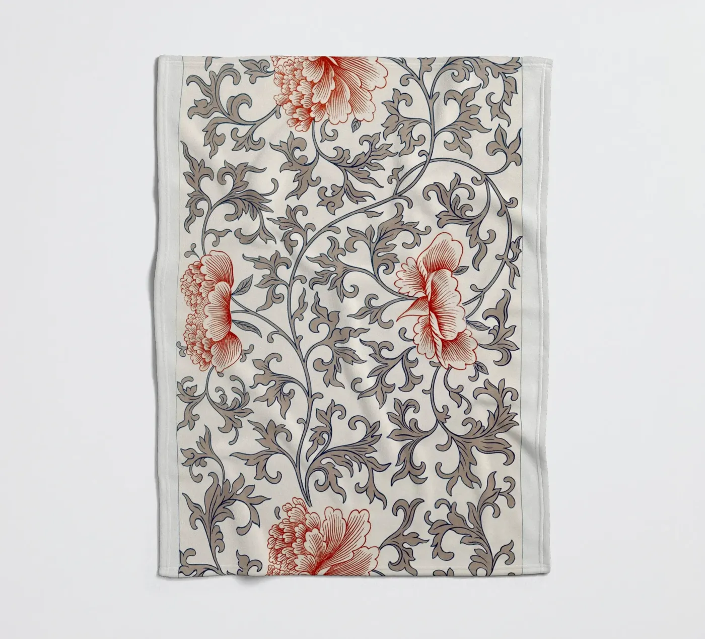 Flower pattern coperta in pile da vintageshop