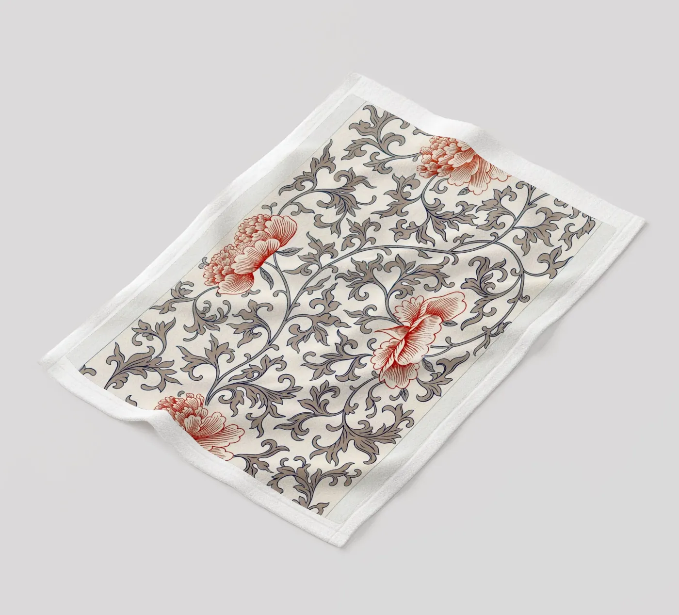 Flower pattern coperta in pile da vintageshop