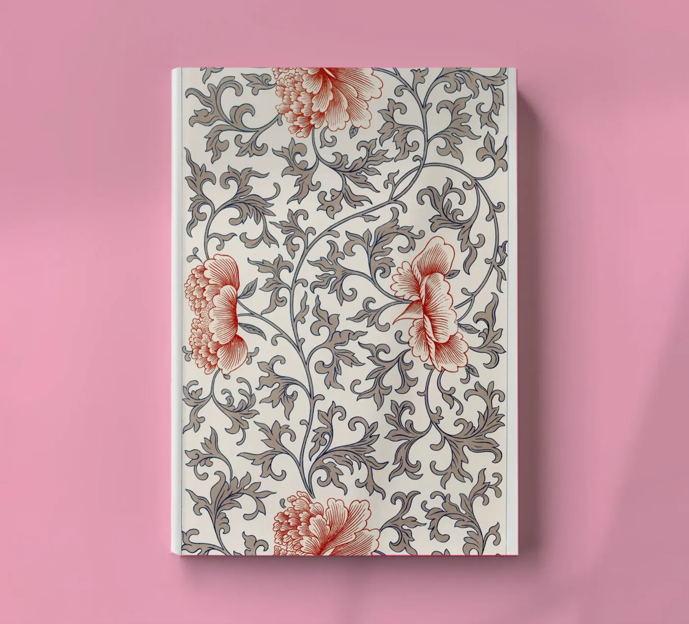 Flower pattern notebook by vintageshop