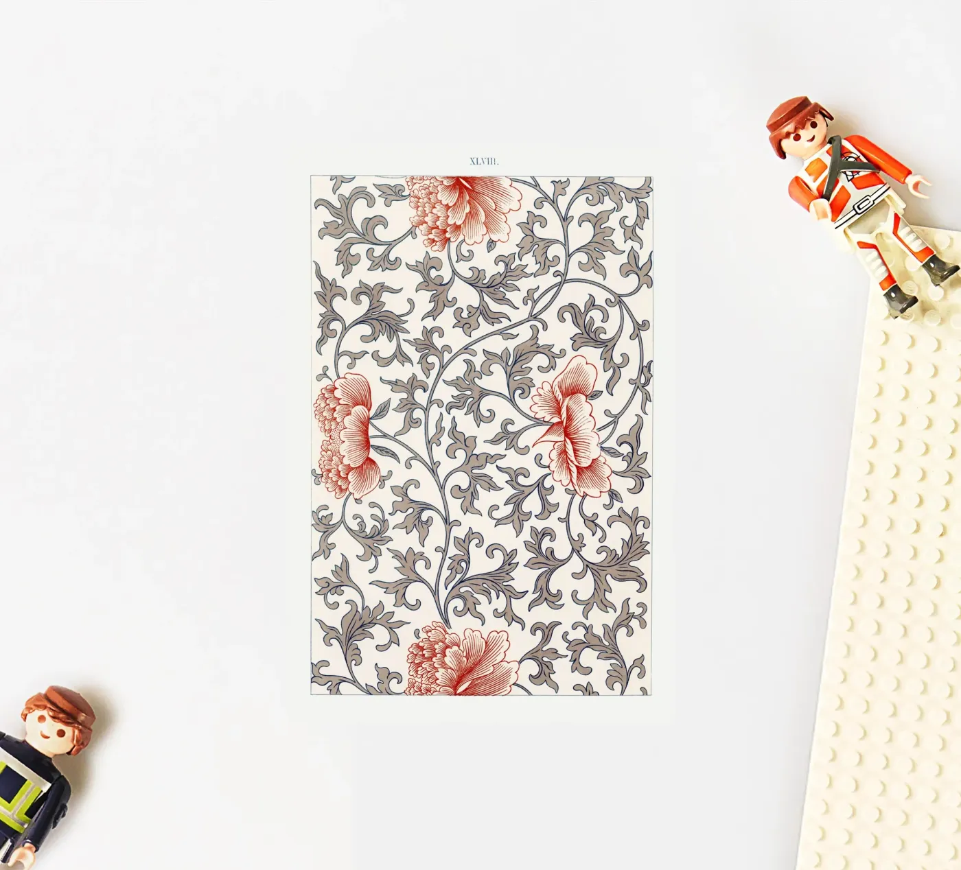 Flower pattern sticker by vintageshop