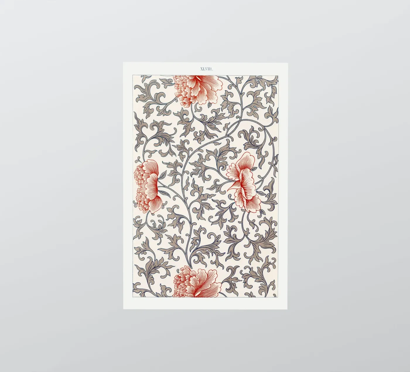 Flower pattern sticker by vintageshop