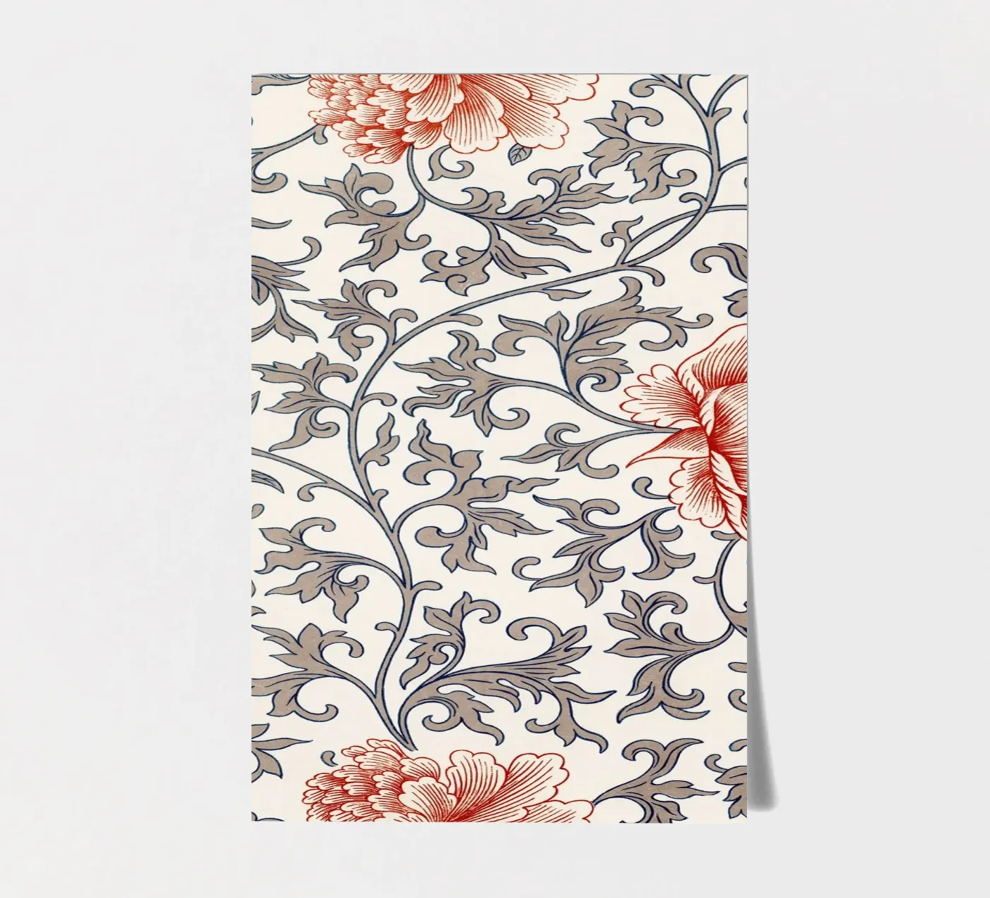 Flower pattern planche autocollant de vintageshop