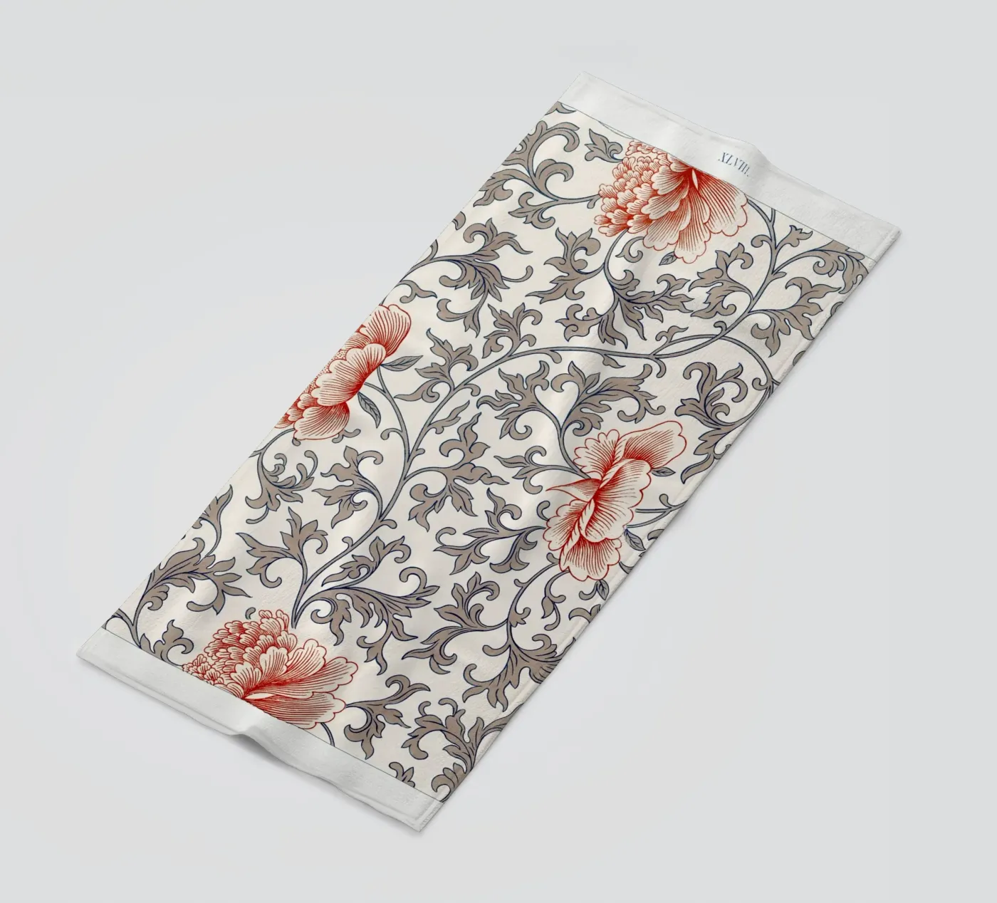 Flower pattern Strandtuch von vintageshop