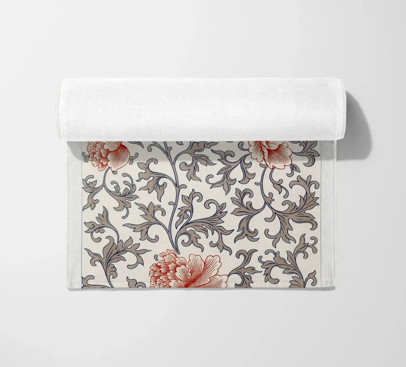 Flower pattern Strandtuch von vintageshop