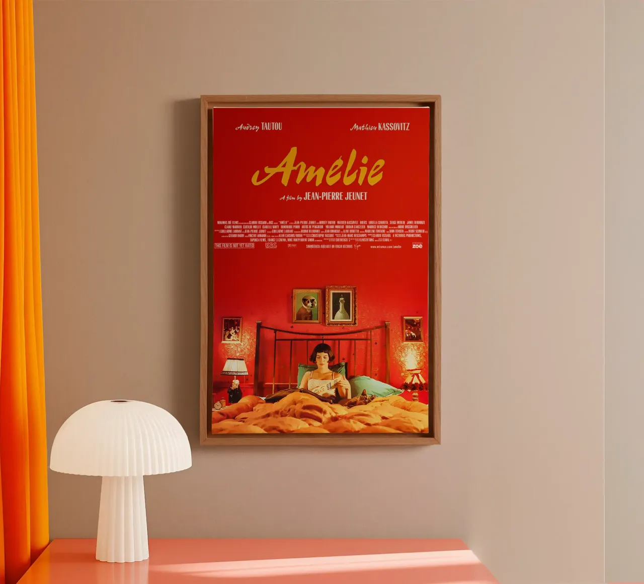 Amélie/Amelie tela con Cornice a cassetta da Attaboy Dsgn