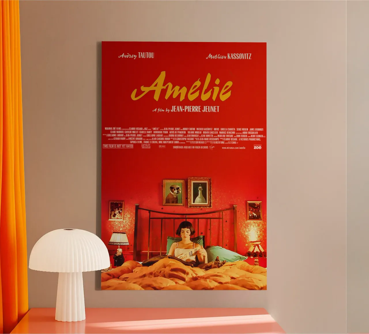 Amélie/Amelie tela con Cornice a cassetta da Attaboy Dsgn