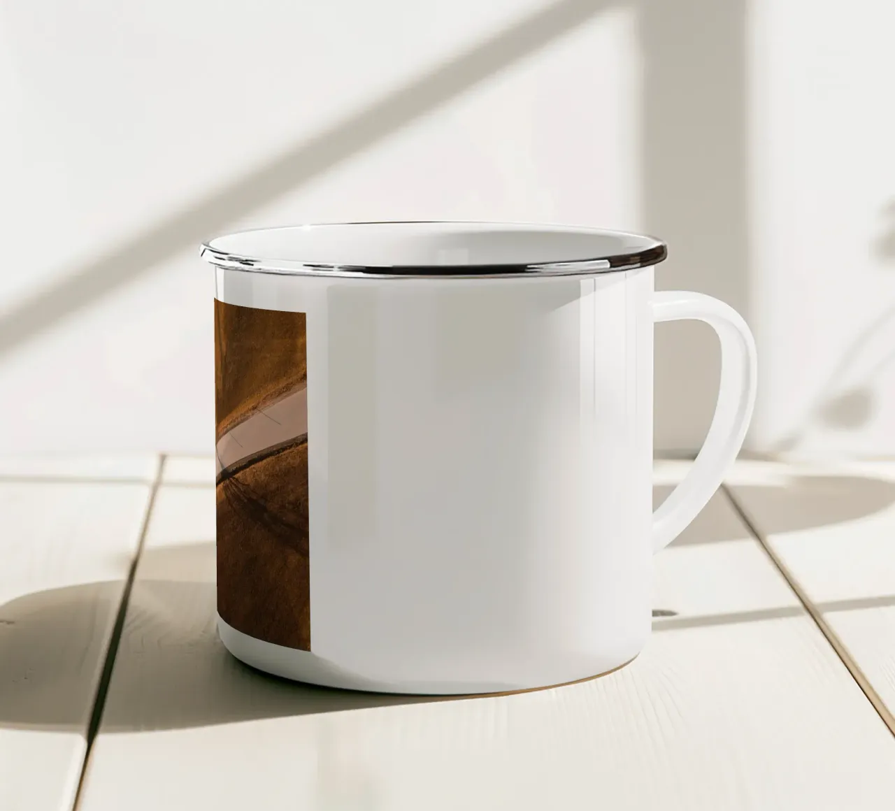 strada rurale tazza in smalto da Earthly Visions