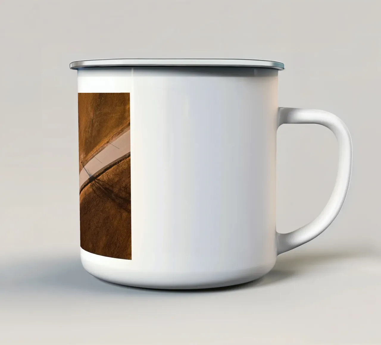 strada rurale tazza in smalto da Earthly Visions