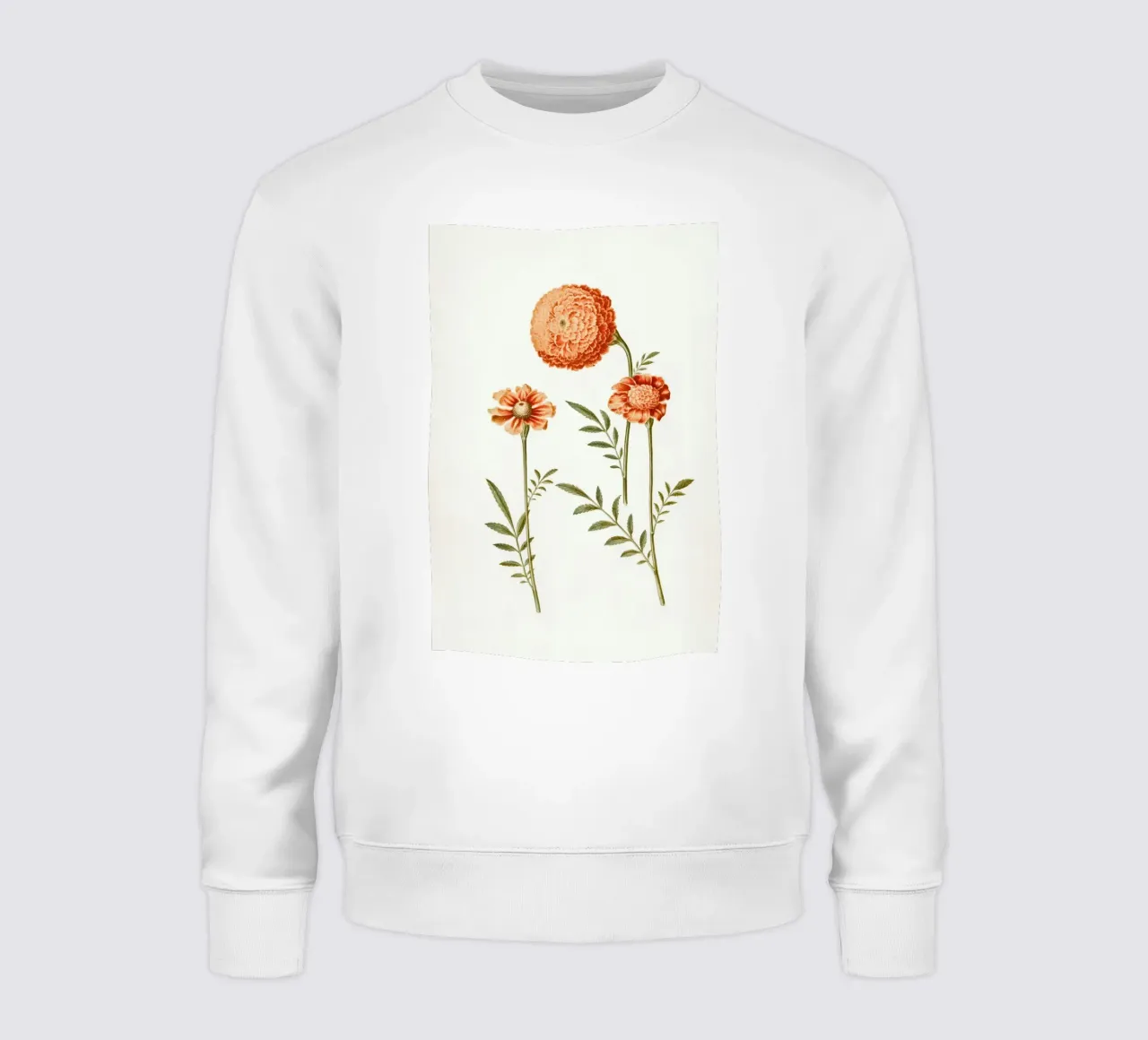 fiori botanici felpa da Earthly Visions