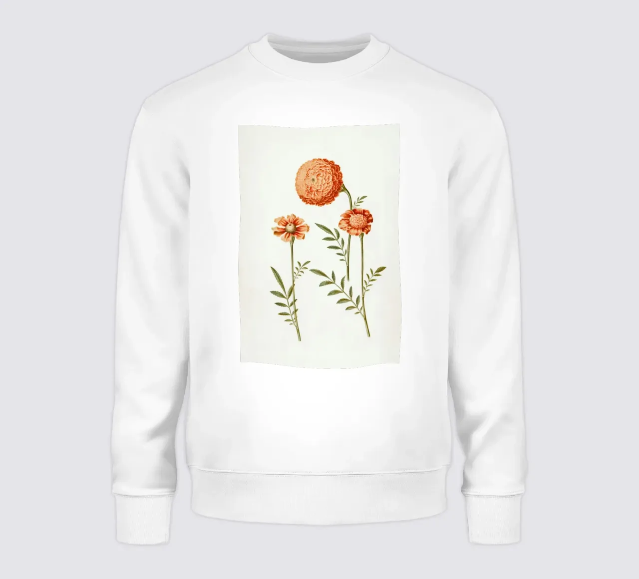 fiori botanici felpa da Earthly Visions