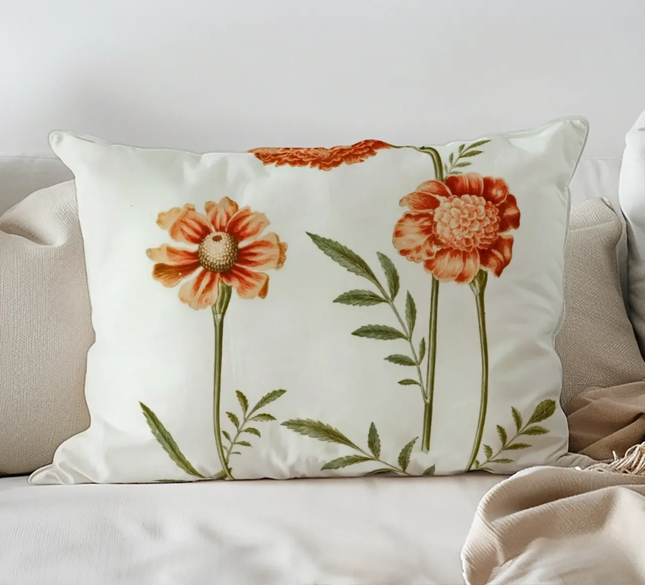 fiori botanici cuscino da Earthly Visions