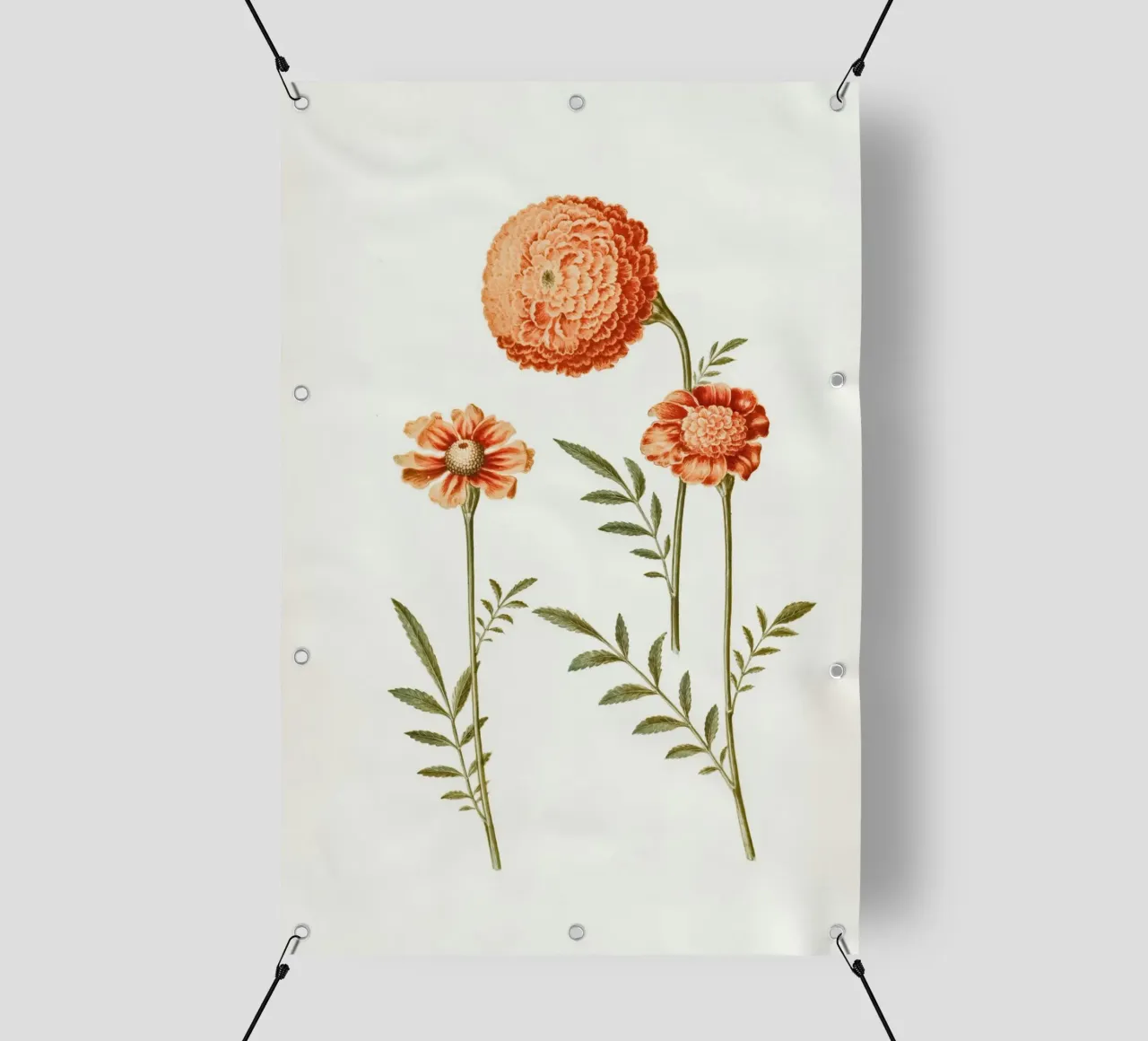 fiori botanici telo in pvc da Earthly Visions