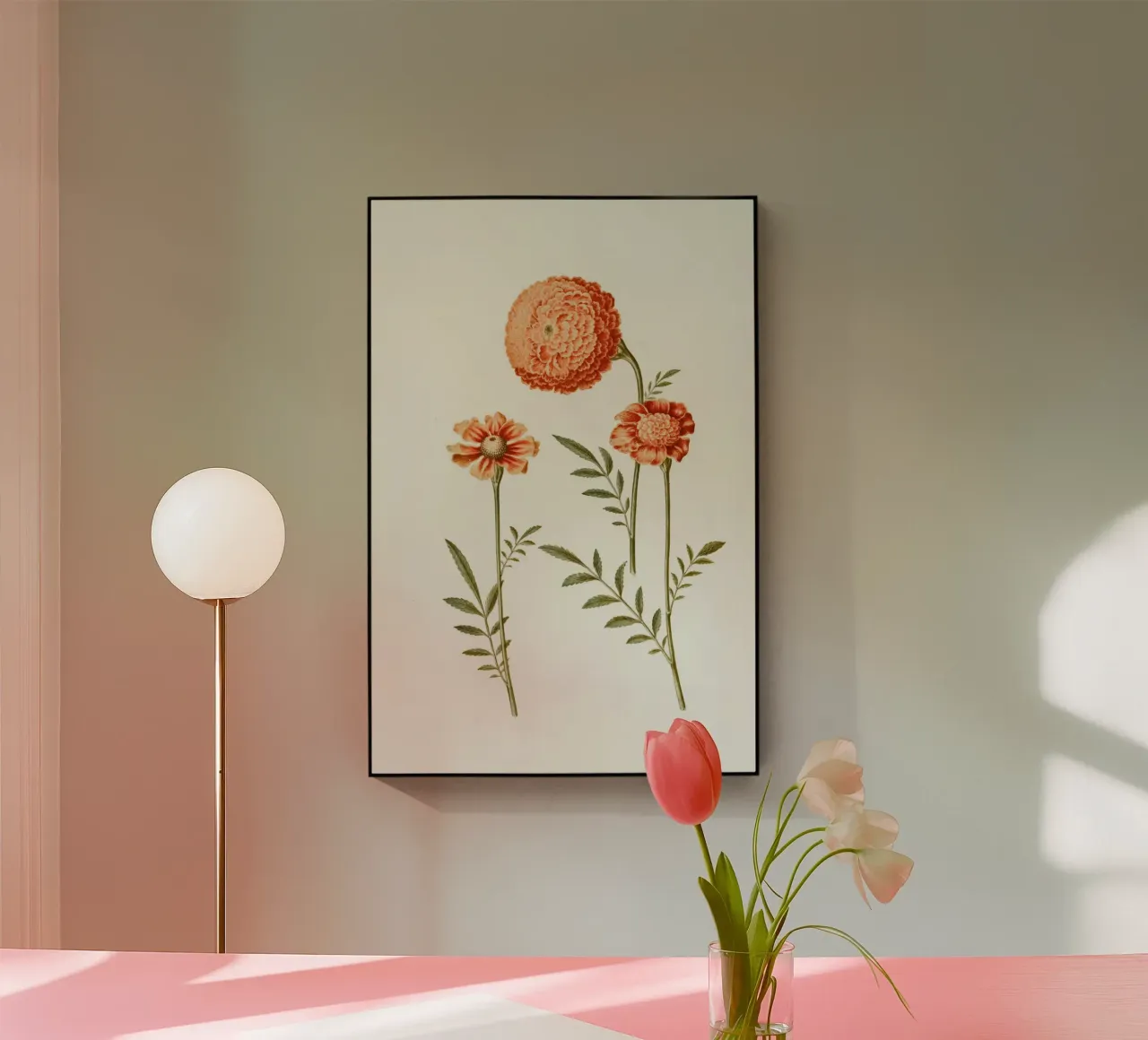 fiori botanici plexiglass da Earthly Visions