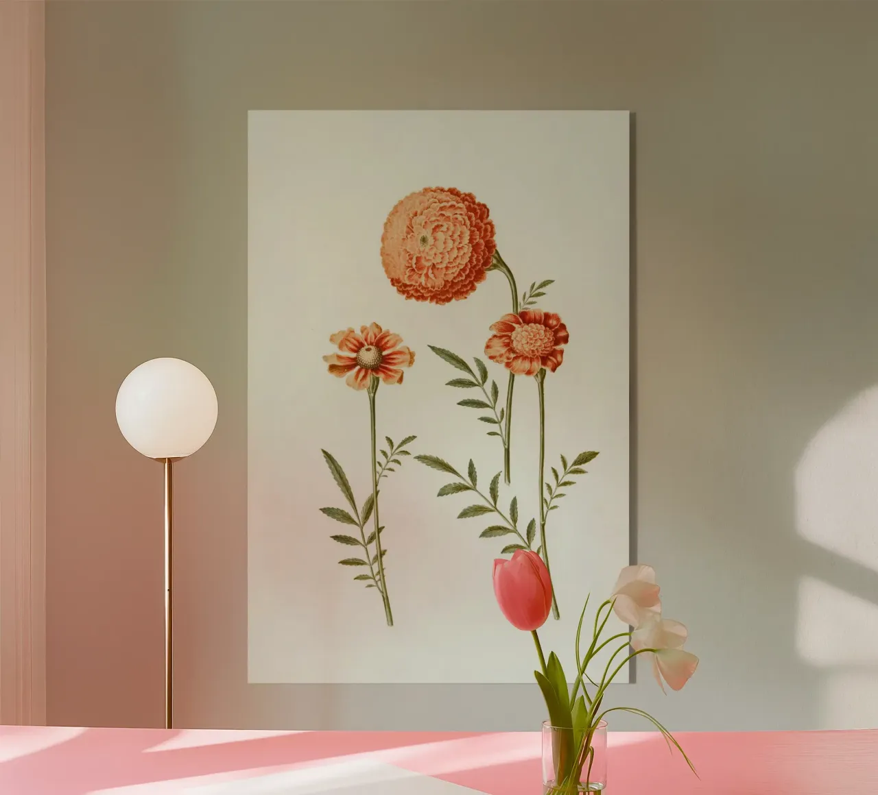 fiori botanici plexiglass da Earthly Visions