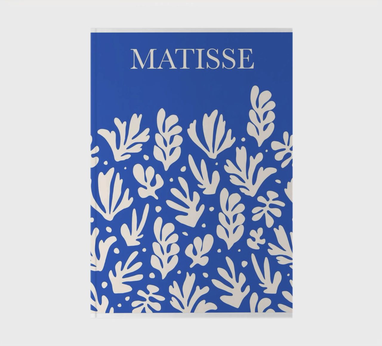 seamless pattern blue background henri matisse notebook by condoriano store